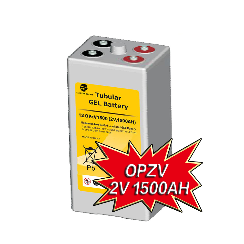 Yangtze 2v 1500ah opzv аккумулятор по горячему запросу