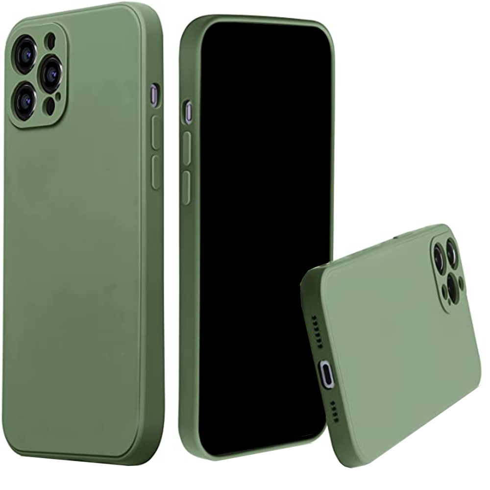 Чехол для iPhone 13 12 Pro Max 11 X XS полное покрытие Защита камеры Премиум мягкий силиконовый резиновый противоударный защитный чехол