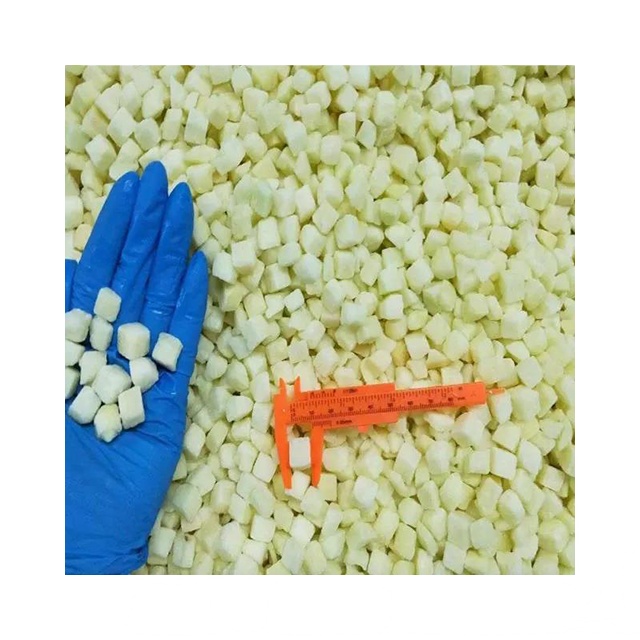 Замороженные кубики яблока BRC HALAL diced fruit IQF