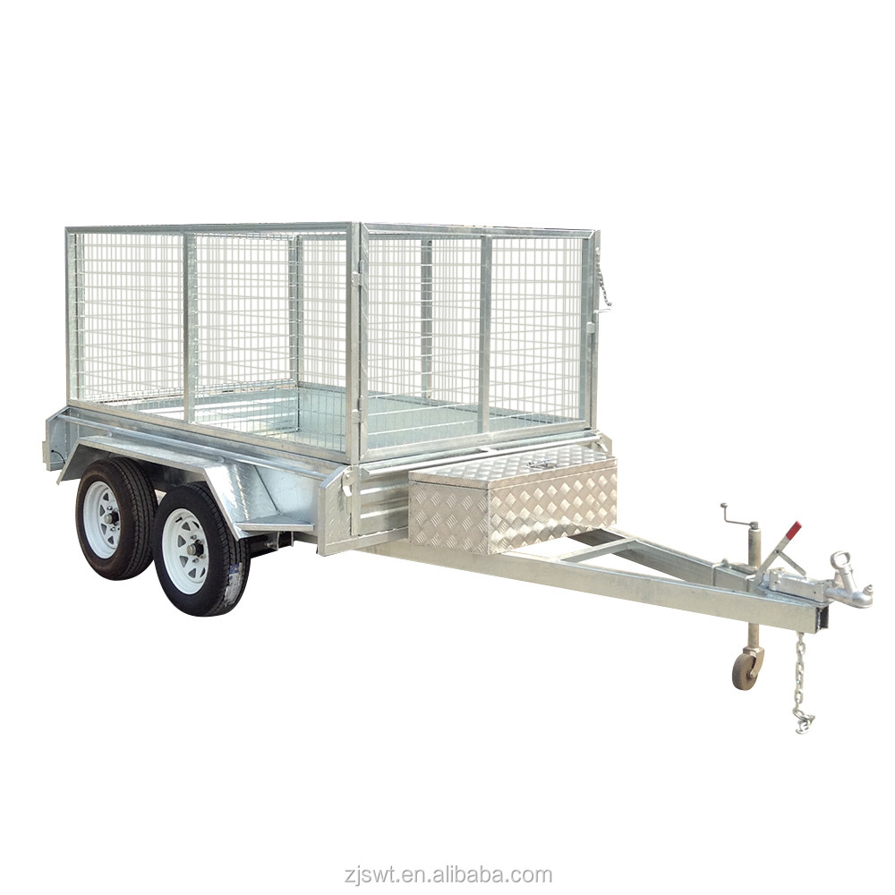 8x5 Heavy Duty Fully Welded Tandem Box Trailer
