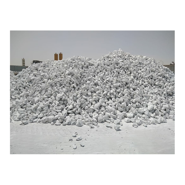 High purity 99.6% gypsum lumps masonry cheap easy construction material