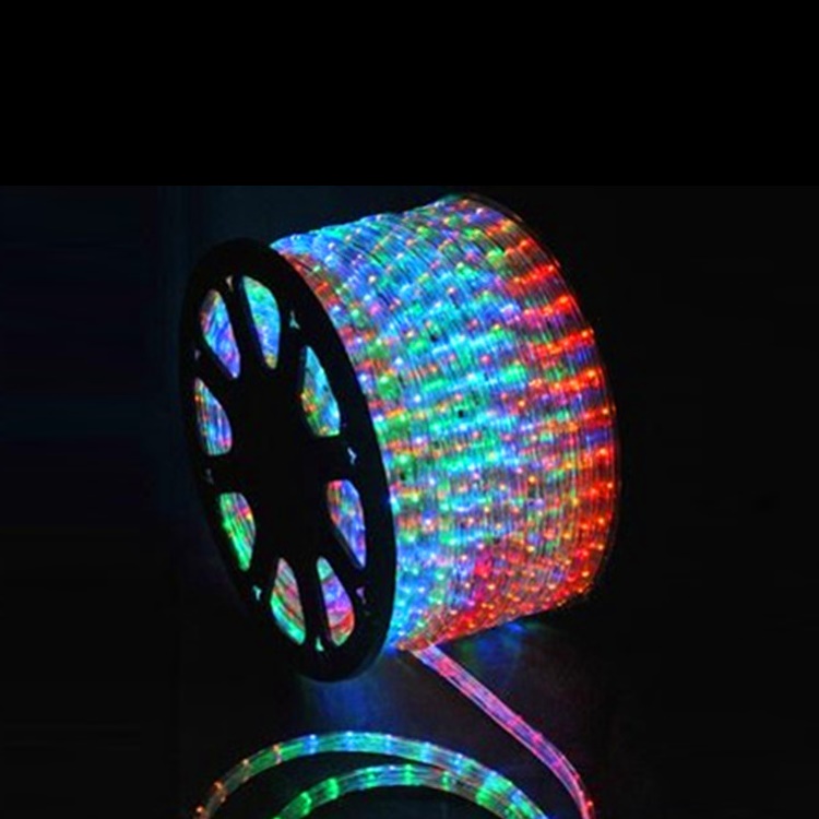 Рождественское украшение 100 м, 220 В, RGB, светодиодная Веревка на заказ
