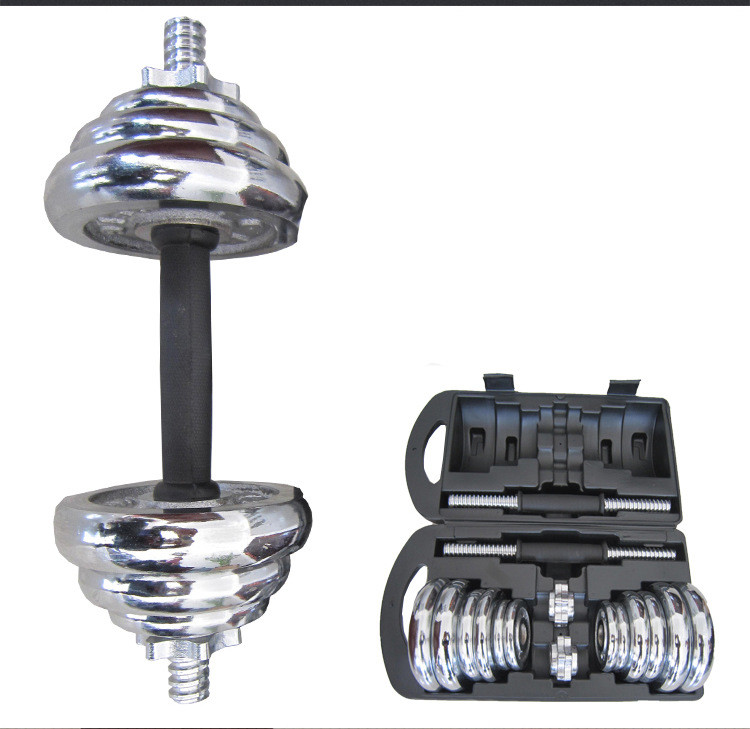 Factory Customization Free Weights 50kg Gym Equipment Adjustable Barbell and Dumbbell Set