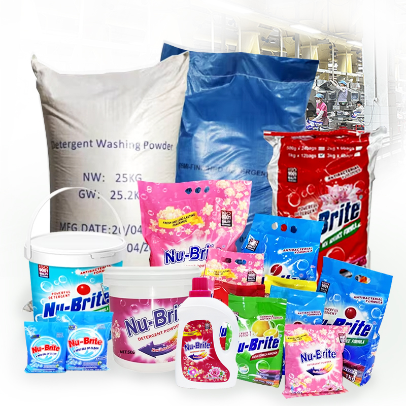 OEM Bulk Wholesale Washing Detergent Powder Cleaning Products for Home Detergente En Polvo A Granel 15KG