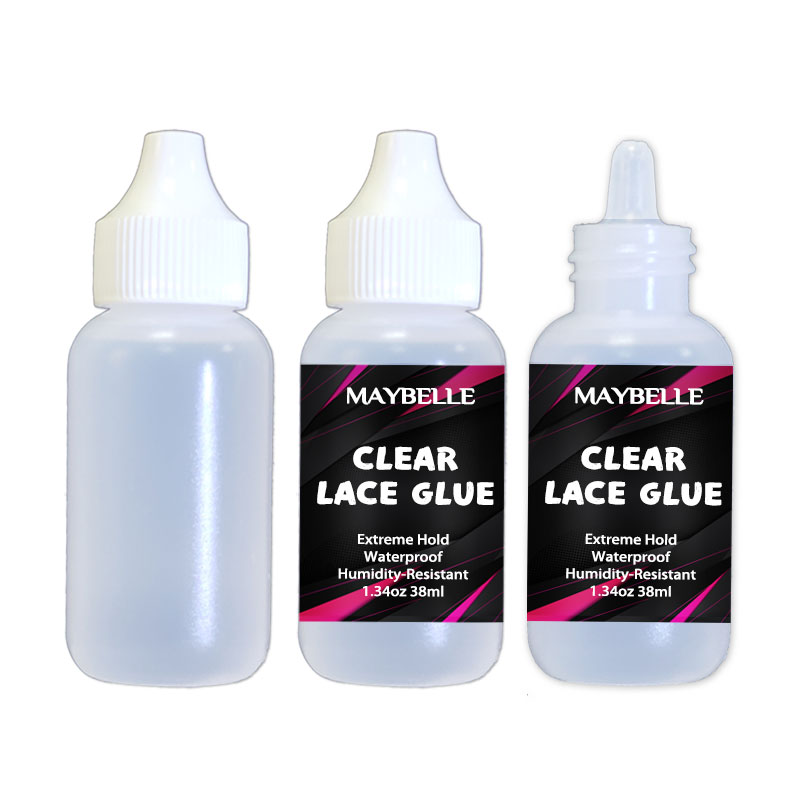 Wholesale 1.3oz Waterproof Extreme Hold Private Label Clear Lace Glue Adhesive For Hair Extensions