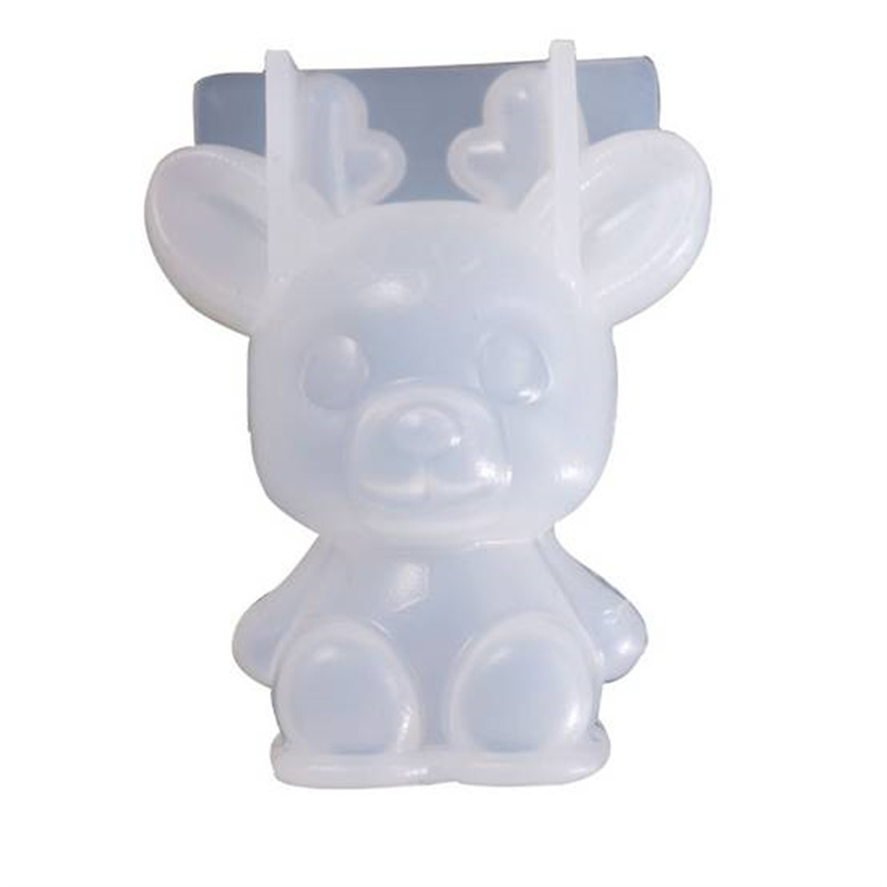 042 Can Be Customized Epoxy Mold Diy Christmas Deer Resin Moulds Silicone Mold