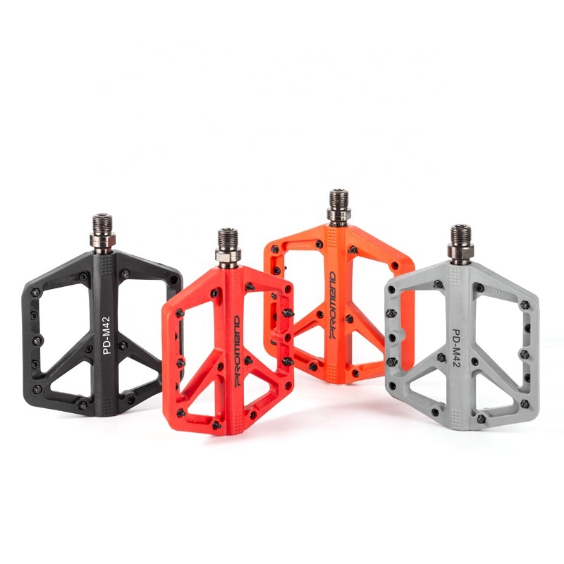 Новые горные BMX велосипедные педали на плоской платформе, велосипедные сверхлегкие нейлоновые волокна, MTB педали, велосипедные педали, горный нейлон