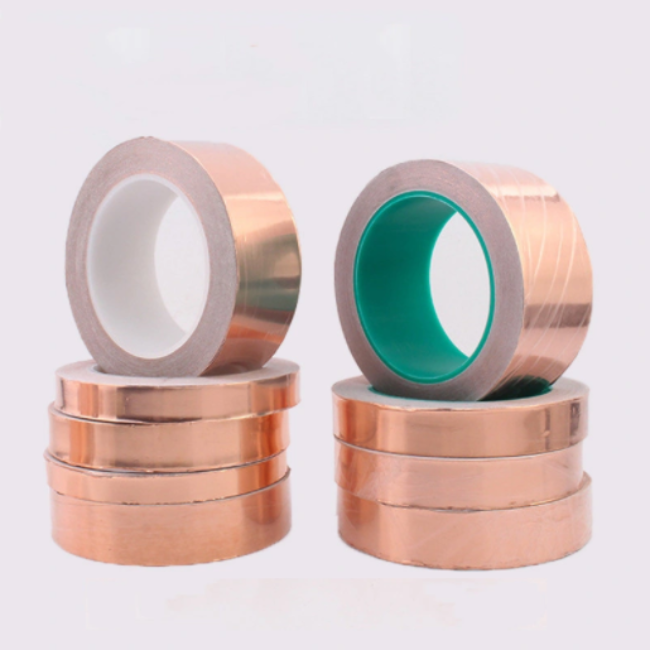 Copper Tape Snail Slug Electric Barrier Signal Electrostatic EMI Shielding Copper Foil Adhesive tape
