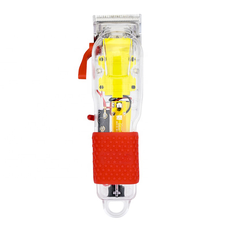 Now the trend of professional full transparent USB rechargeable men's wireless purchase of hair clippers