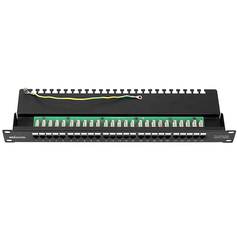 25Port Telephone UTP Patch Panel RJ45 Patch Panel