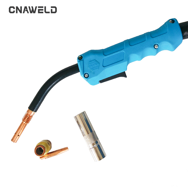 air cooled blue handle welding torch P500A Air Cooled MIG Torch Welding
