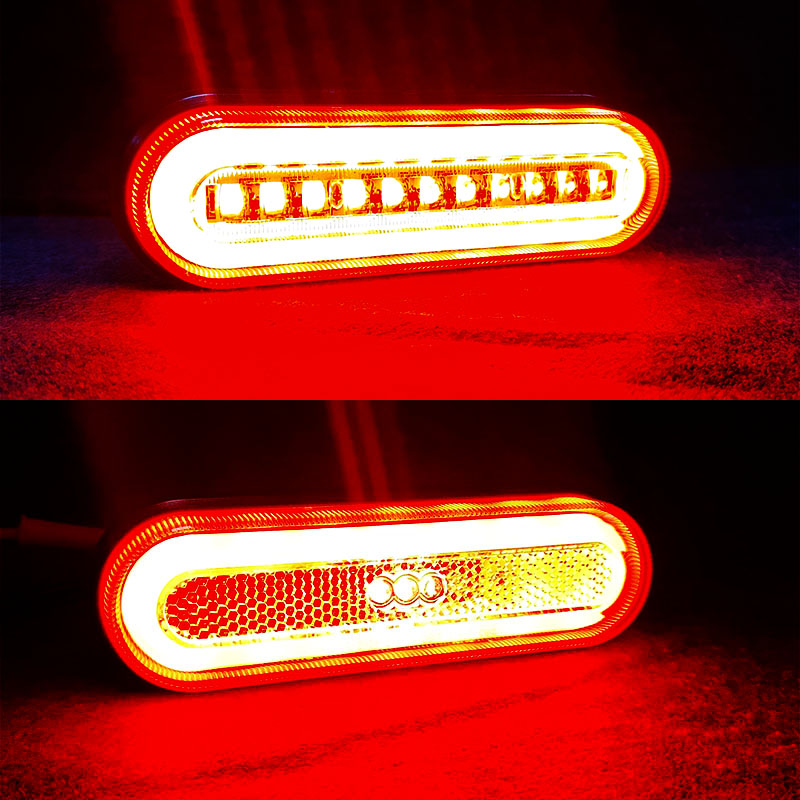 E Mark position brake scooter rear light