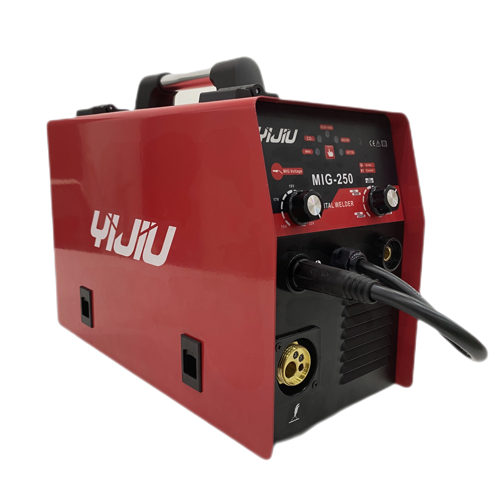 YIJIU MIG/MAG-250 газ/без газа 3 в 1 алюминиевый сварочный аппарат, 1 кг и 5 кг