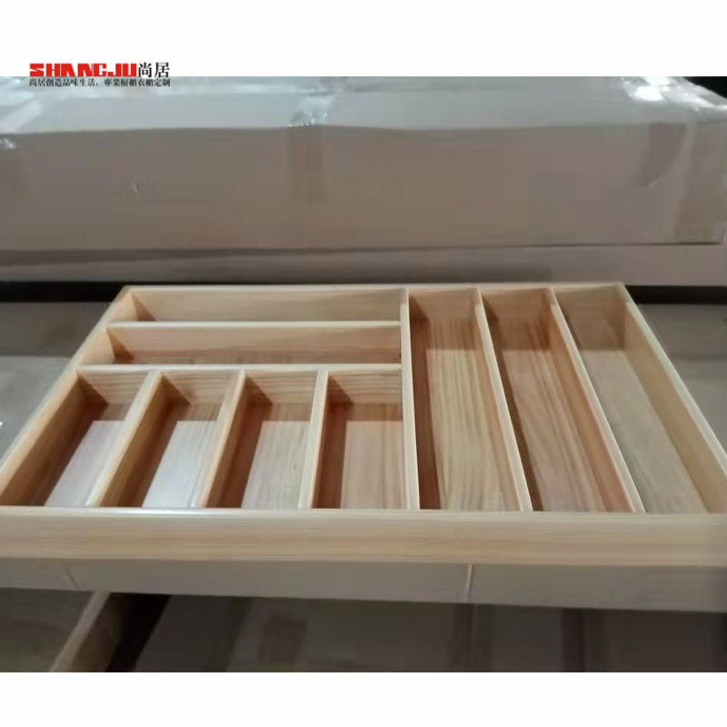 Органайзер для кухонной утвари из цельного дерева