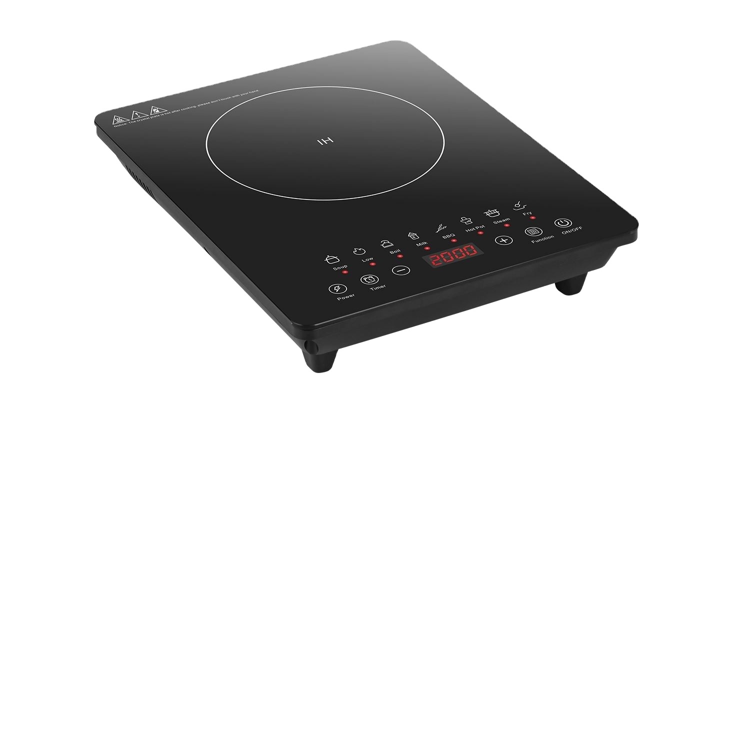 2020 New Style Electric Induction Cooker Ceramic Glass Crystal Glass Stove 110V Halogen Cooker Singe Burner Cooktop For Kitchen