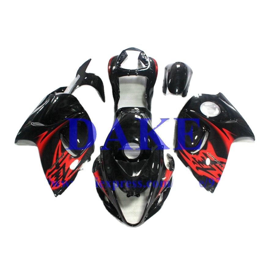 Ким впрыска красный черный Обтекатели для hayabsa GSXR1300 08 09 GSX-R1300 GSXR 1300 2008 2009 # hhyy7 комплекты обтекателей