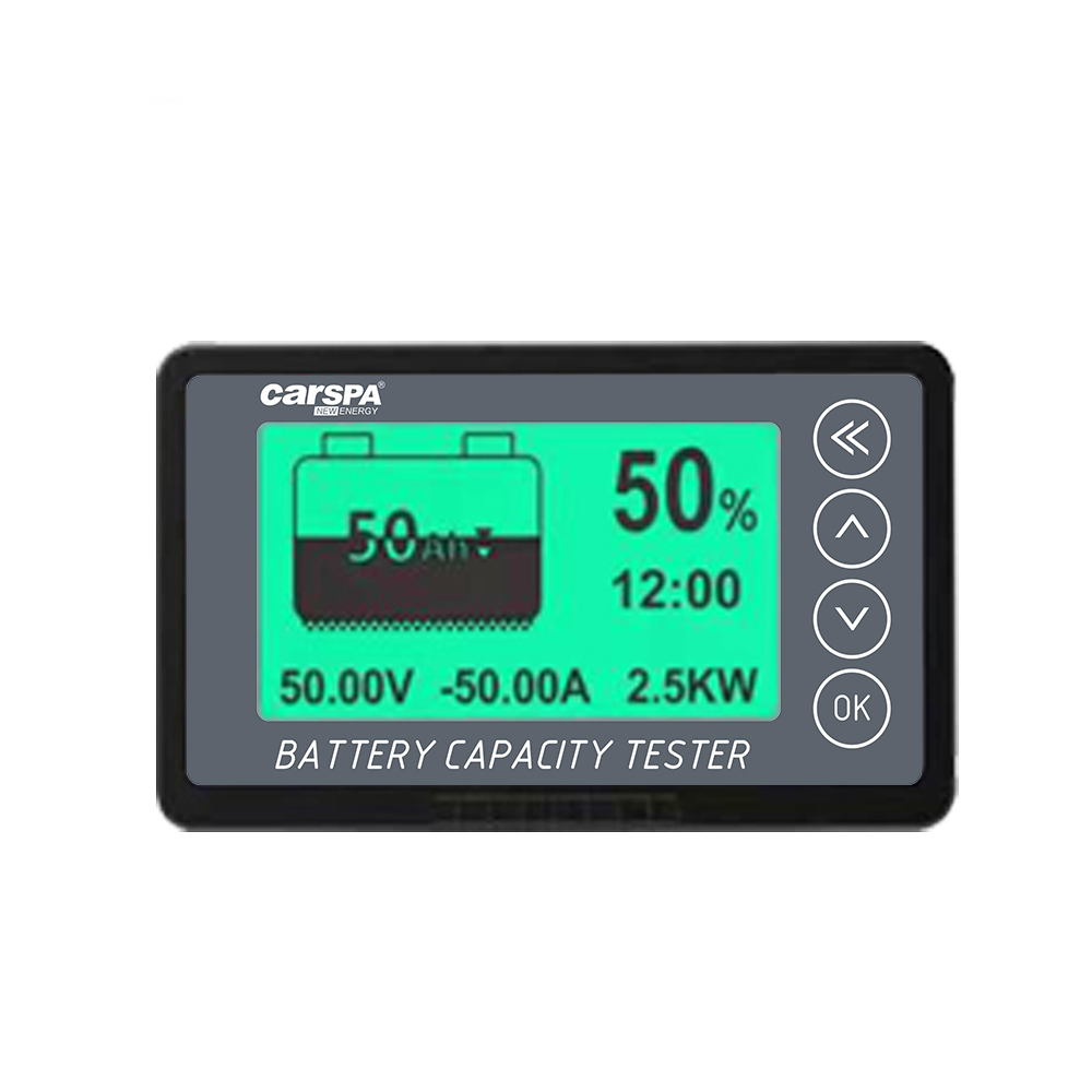 CARSPA BM500 120v 75a 150a 500a 750a Высокая точность монитор аккумуляторной батареи с тестером емкости заряда аккумулятора индикатор заряда батареи