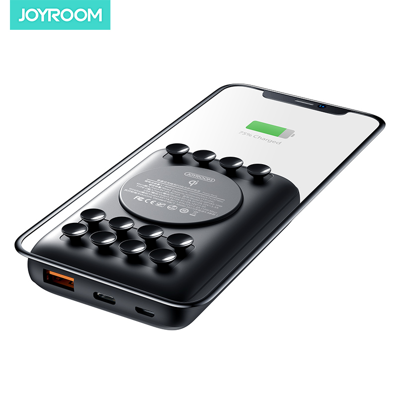 JOYROOM Быстрая зарядка pd всасывающий внешний аккумулятор 10000 мини-батарея мАч Зарядное устройство 18 Вт qi беспроводной внешний аккумулятор
