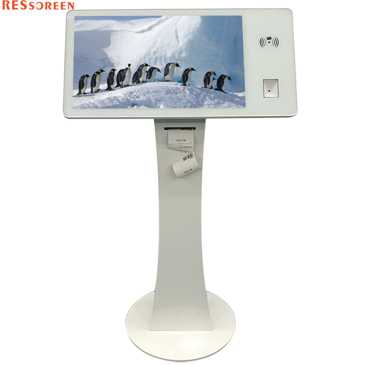Blast model NFC RFID printer barcode scanner multi interactive touch screen kiosk