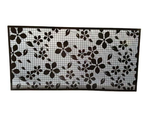 Etched stainless steel decorative metal sheets for crafts or walls