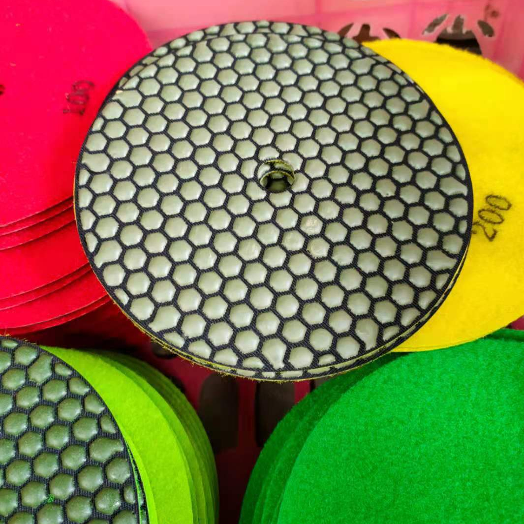 150mm Dry Polishing Pad Diamond Abrasive Concrete Floor Polishing Pad