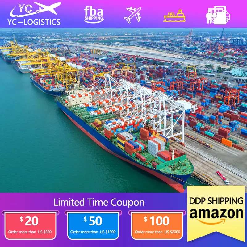 Sea DDP ship to UK France amazon FBA Includes customs clearance and taxes from China Shenzhen Guangzhou