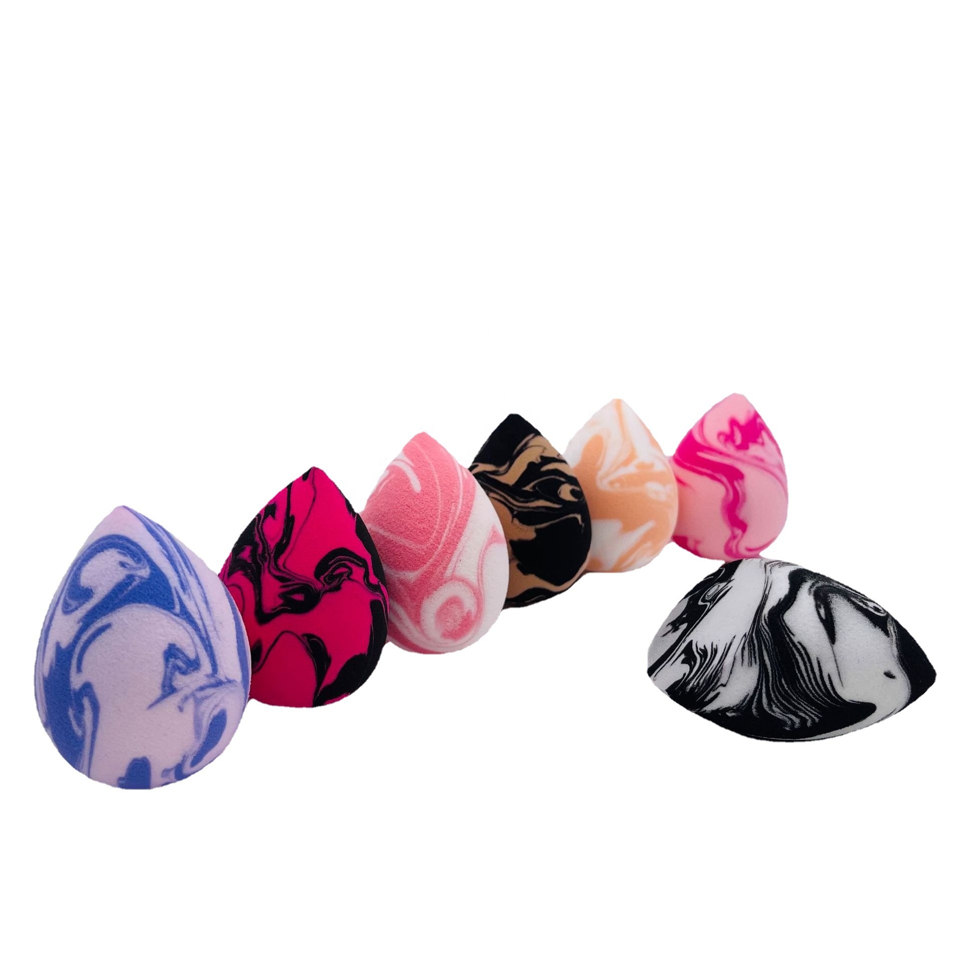 Latex free high quality makeup blender different colors egg cosmetic custom case cute beauty sponges