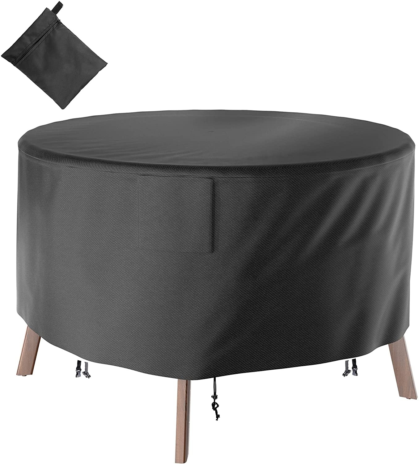 Outdoor Table and Chair Set Covers Dustproof Anti-Fading and Tear-Resistant Covers Round Patio Furniture Covers