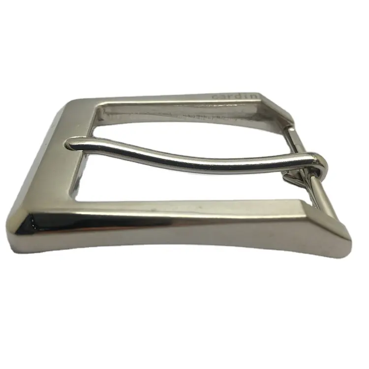 Top quality silver zinc alloy metal custom name belt buckels
