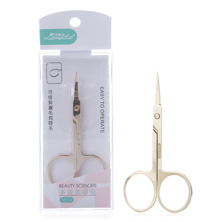 Lameila Новые Модные Позолоченные красоты бровей Макияж scissor