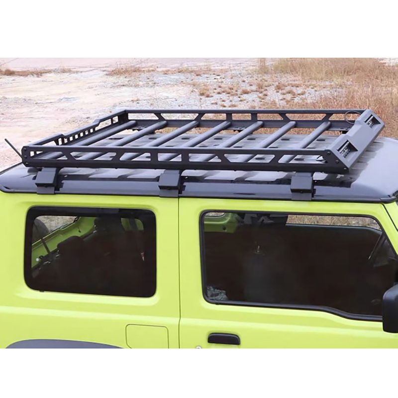 In Stock Aluminum Alloy Roof Rack with 2 Light New Design for Suzuki Jimny JB74 JB64 2018 2019 2020 2021