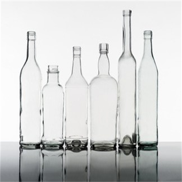 custom shape 375ml 500ml 700ml 750ml super flint glass liquor bottle whisky and vodka spirit gin Tequila glass bottles