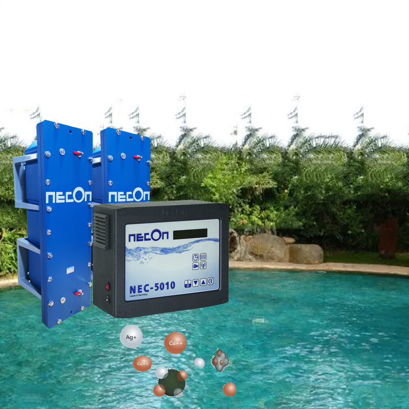 Poll For 200~400 Cubic Meters Outdoor Pool Copper and Silver Ion Purification Water Treatment Equipment