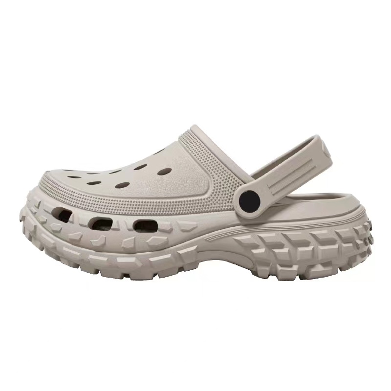 2024 New Tires Closed Toe Couple Platform Flat Sandals Slippers EVA Foam Runner Clogs Bulky Slide Shoes For Men & Women