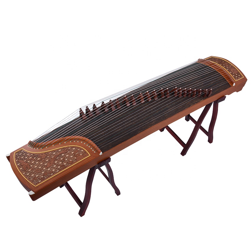 Traditional Guzheng Chinese Yangzhou Guzheng 21 Strings Zither Musical Instruments