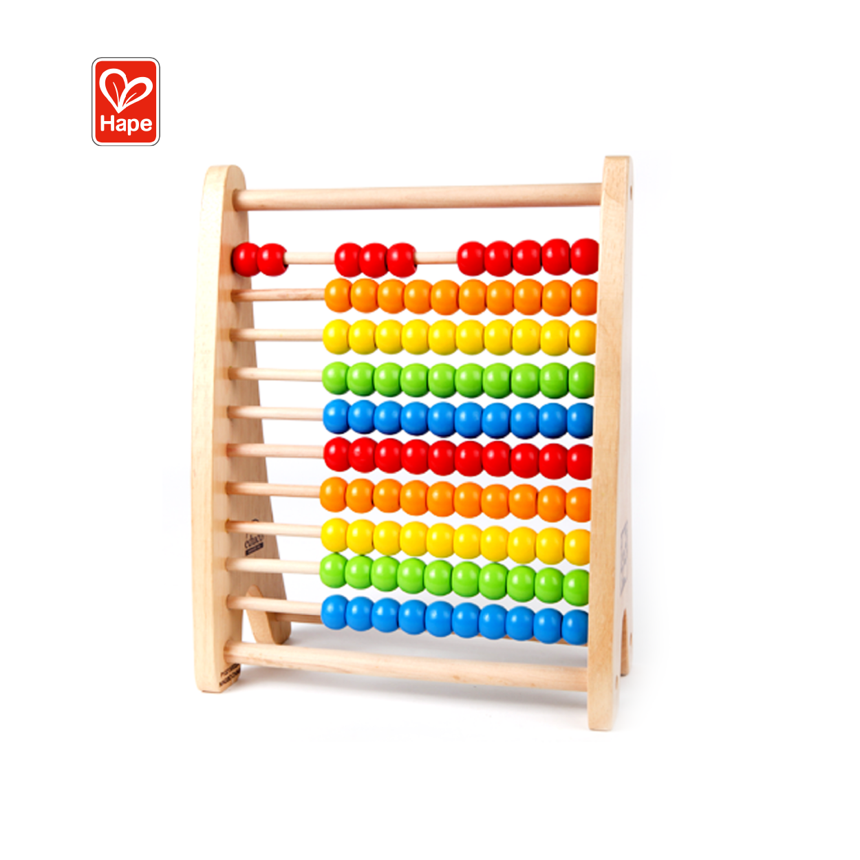 Деревянная Радужная бусина Abacus развивающая игрушка Интеллектуальный Abacus для детей