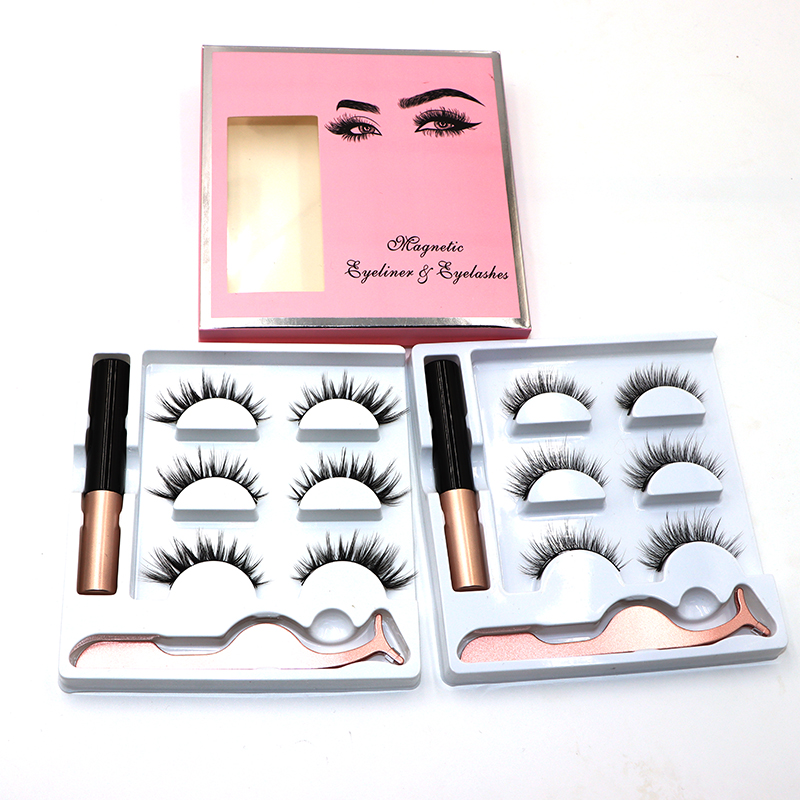 Mink Lashe Wholesale 3d Fluffy Lashes 25mm Magnetic Lashes bulk stock