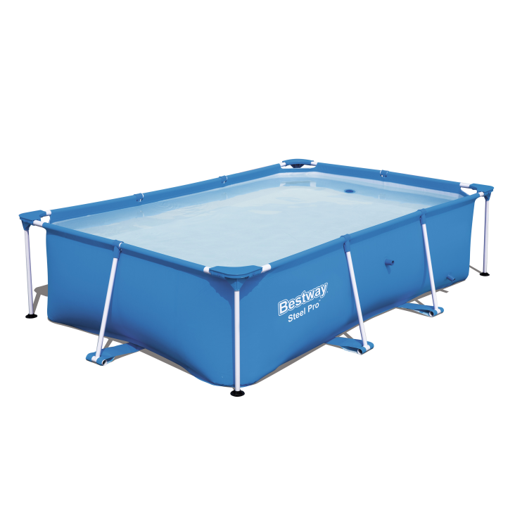 Бестселлер Bestway 56403 2,59 м x 1,70 м x 61 см прямоугольный стальной металлический каркас для бассейна