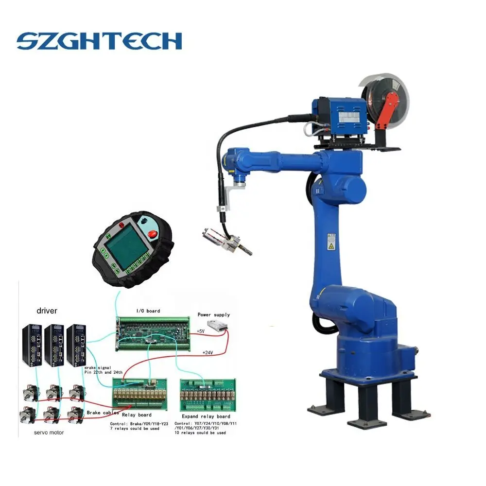 High quality automatic welding TIG/MIG/MAG welding industrial mechanical SZGH robot arm manipulator