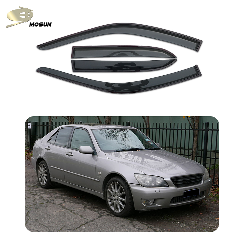 Mosun оконный козырек для LEXUS IS200 IS300 Altezza 1998-2005 Авто вентиляционный козырек погоду отражающая пластина для защиты от ветра и дождя гвардии