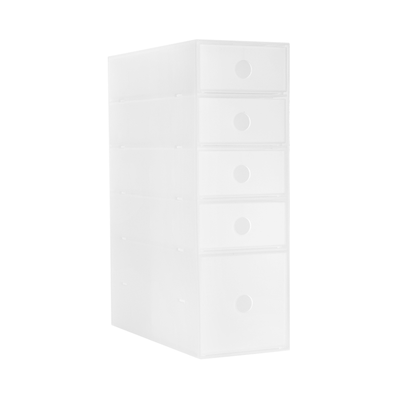 Customized high-quality vertical multifunctional five layer large and small drawers home office storage free combination box