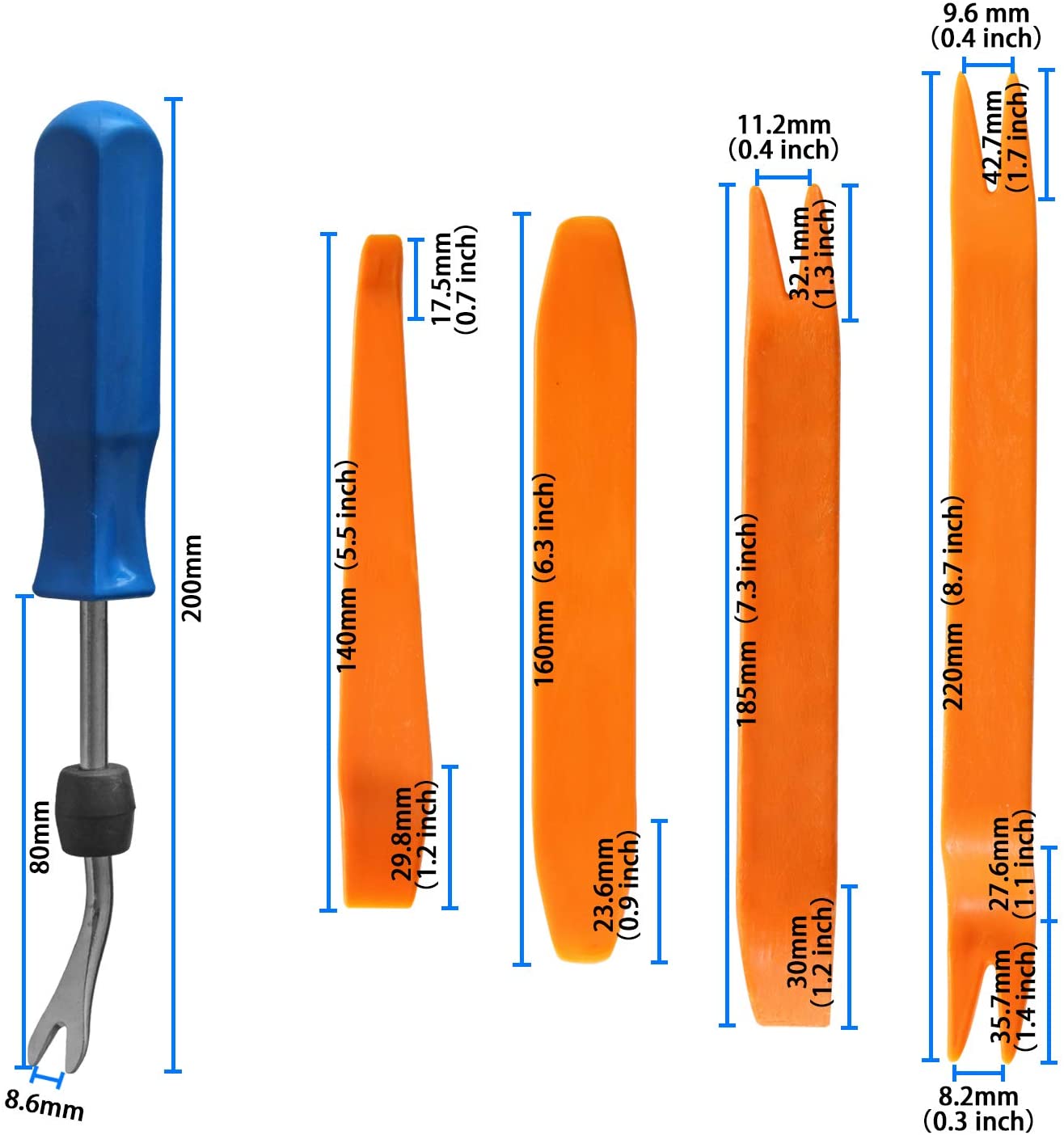 Car Retainer Clips Auto Fasteners Cars Body Kits 719 PCS Plastic Car Door Panel Trim Clips Kit 1 Pcs Fastener Remover