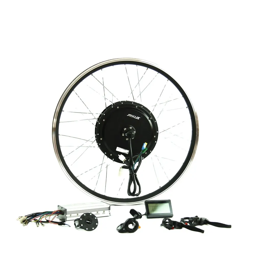 Cheap  MXUS 3000w rear hub brushless motor kits of electric motor for bicycle