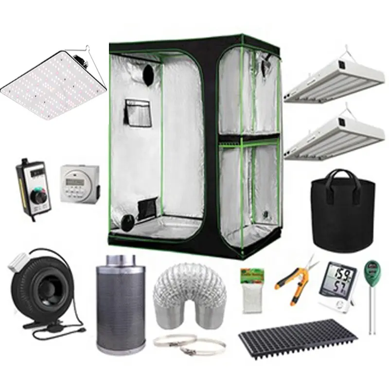 Factory Direct Supply Hydroponic Indoor Grow Tent Complete Kit