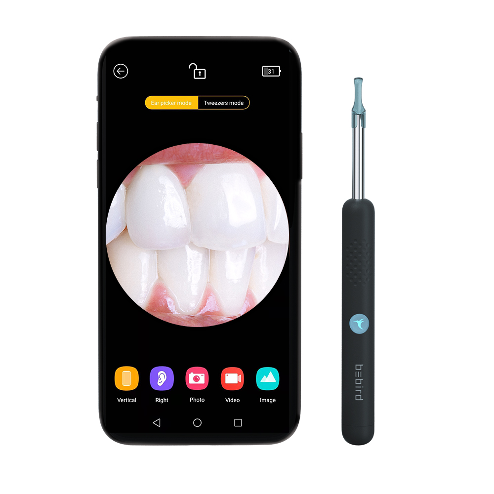 Bebird original factory wireless wifi intra oral camera medical oral cavity multifunction ear otoscope camera