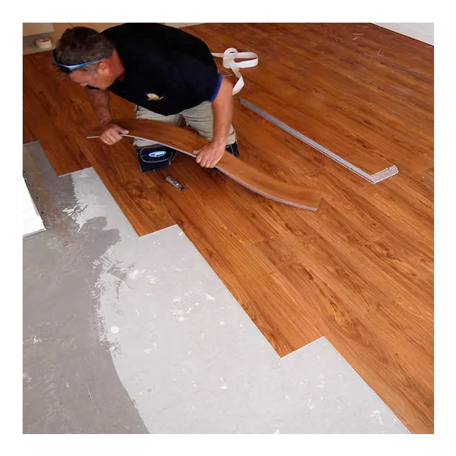 Anti-slip Lay Down Modern Design 5mm Tile Waterproof LVT Vinyl Plastic Plank Flexible Indoor Decor Virgin Loose Lay Flooring