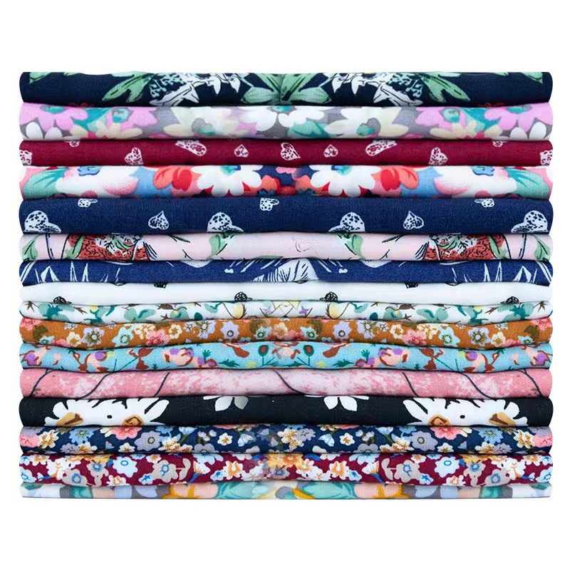 China Printed Rayon 100% Viscose/Rayon Fabrics 45s 30s Woven Digital Printing Viscose Rayon Fabric for dress