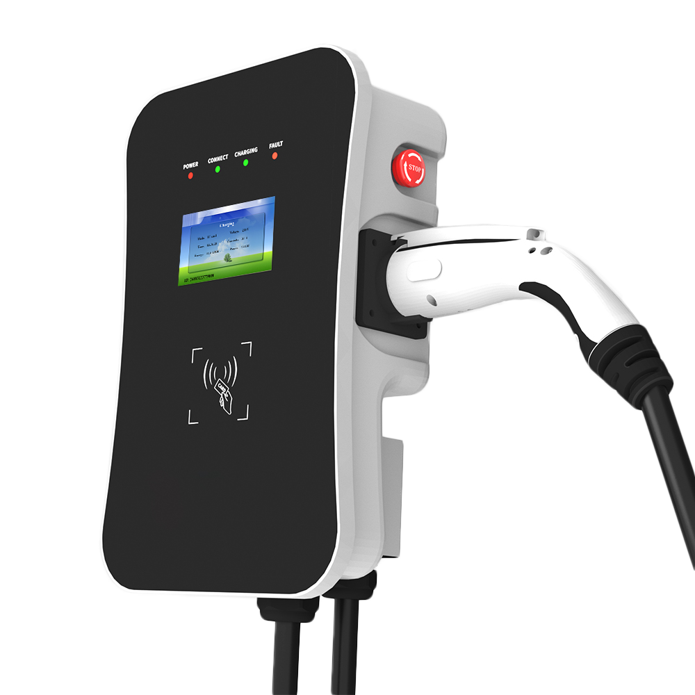 WEEYU Лучшая Продажа настенная зарядная станция EV или зарядное устройство EV с кабелем 5 м 32A Тип 2 зарядная коробка