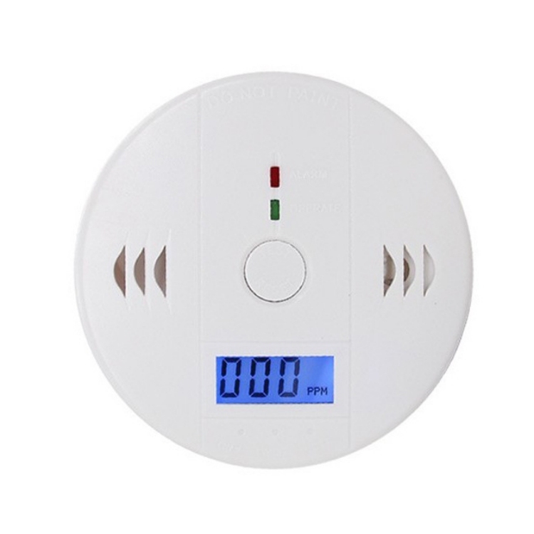 Battery-Operated Digital Display LED Lights CO Applicable Smoke Carbon Monoxide Alarm Detectors