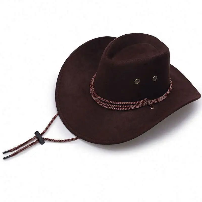 Cowboy Hats wholesale, child and adult size cheap Faux Fur Felt promotional cowboys Hat